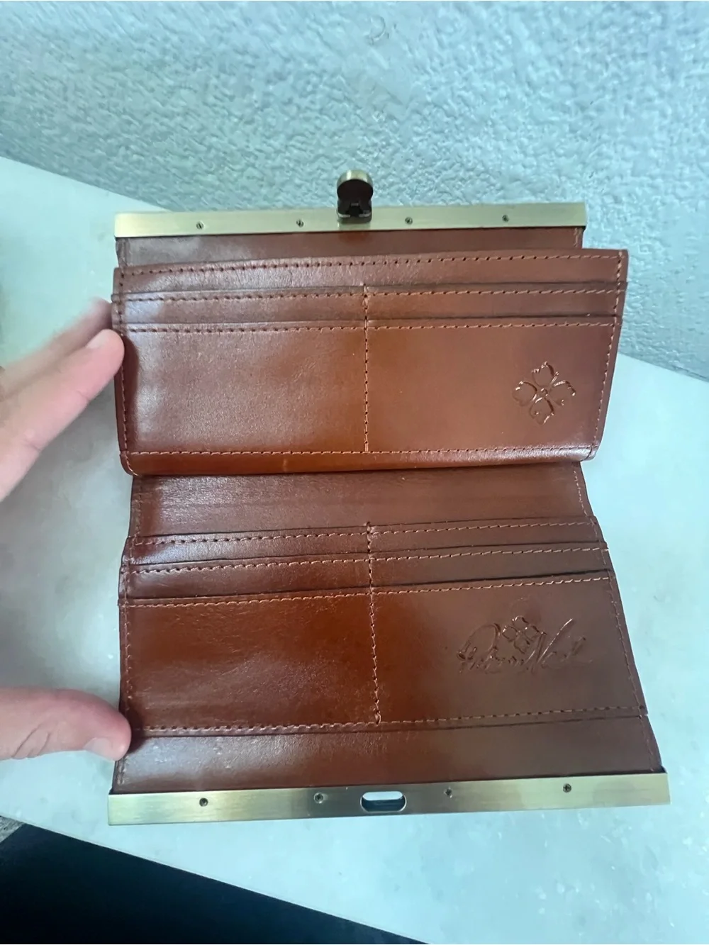 Patricia Nash colorful Cauchy Wallet RFID Framed Italian Leather